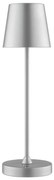 Brilliant - Lampada da tavolo a LED ricaricabile dimmerabile con controllo touch ELORA LED/2,5W/5V 2700K IP44 argento