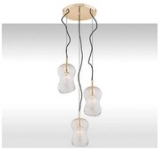 Argon 1464 - Lampadario a sospensione con filo CADIZ 3xE27/15W/230V