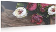 Quadro su tela – Vendemmia floreale