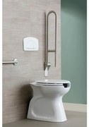 Vaso WC distanziato 110t, sedile escluso P 61 x L 36 x H 48 cm bianco