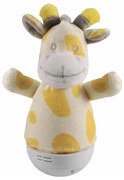Lampada notturna LED RGB per bambini con melodia 3xAAA/5V giraffa