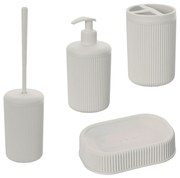 Set 4 Accessori D'Appoggio Feridras "Colorado" Bianco