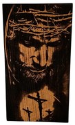 Immagine in legno di Gesù Cristo 33,5 x 20 x 2,5 cm