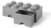 Contenitore grigio con due cassetti - LEGO®