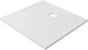 Piatto doccia SENSEA in composito minerale di resina gelificata EASY V3 bianco L 90 x L 90 x H 2.7 cm opaco