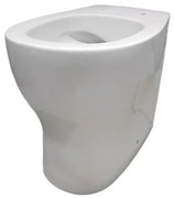 Vaso WC filomuro matty, sedile escluso P 53 x L 36 x H 42 cm bianco lucido