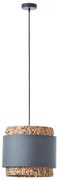 Brilliant - Lampadario a sospensione con filo WATERLILLY 1xE27/60W/230V diametro 35 cm grigio