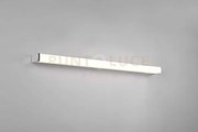 Fabio h2o applique led 12w 1400lm, 3000k cromo ip44 l. 80cm dimmera...