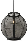 Lampada a sospensione orientale nera 46 cm - Rob