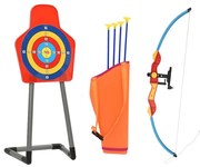 Set di Tiro con l'Arco per Bambini con Arco, Frecce e Bersaglio 5 pz, Set di Tiro con l'Arco per Bambini Arco e Frecce con Bersaglio III