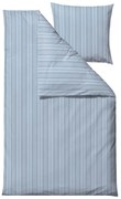 Set copripiumino e federa azzurro in tessuto damascato per letto singolo 140x200 cm Noble – Södahl