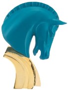 BONGELLI PREZIOSI Statua cavallo stilizzato Collezione modern animal h 41