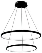 Lampadario LED a sospensione con filo LED/37W/230V 3000K nero