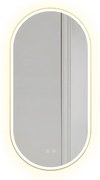 Specchio LED OVL 50x100cm Brush Gold