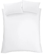 Biancheria da letto matrimoniale in cotone egiziano bianco 200x200 cm - Bianca