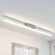 Plafoniera LED per il bagno Lindby Levke, 100 cm, cromo, metallo