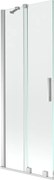 Mexen Velar paratia per vasca da bagno 2 ante scorrevoli 70 x 150 cm, trasparente, cromo - 896-070-000-01-01