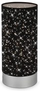 Briloner 7028-015 - Lampada da tavolo STARRY SKY 1xE14/25W/230V nero