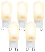 Set di 5 lampadine LED G9 CUTE PC 2W 200lm 2700K