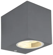 Applique moderno da esterno Veronika nero IP44 1X GU10 GLOBO
