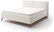 Letto matrimoniale imbottito beige rete non inclusa 160x200 cm Matera – Meise Möbel