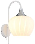 Globo 15548WW - Applique MAXY 1xE27/40W/230V bianco