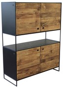 PINUS BLACK - credenza in legno massiccio