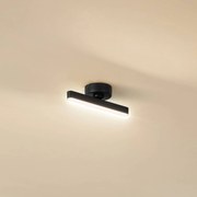 Lindby Plafoniera LED Eldrin, 1 luce, nero, barra luminosa