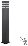 Lampada da esterno con sensore TEKSAS 1xE27/12W/230V IP44 74 cm antracite