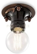 Plafoniera pipes nero c1705(vin)