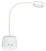 Lampada da tavolo flessibile ricaricabile a LED dimmerabile LUSIA LED/5W/5V 3000/4000K 1200 mAh bianco