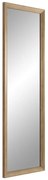 Specchio da parete con cornice marrone, 47 x 147 cm Paris - Styler