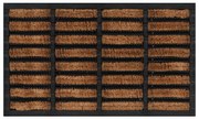 Zerbino Rettangolare 45x75 Cm İn Gomma E Fibra Di Cocco /