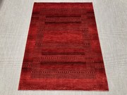 Loribaft Tappeto 220 x 160 Rosso (Iran) Annodato A Mano
