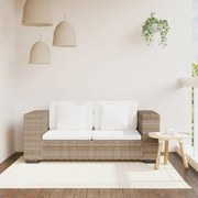 Divano A 2 Posti 7 Pz İn Rattan Naturale /