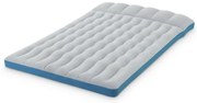 Materasso matrimoniale gonfiabile Intex camping' colore grigio chiaro, 127x193x24 cm - cod. 67999