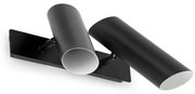 FARO 29876 - Faretto da muro LINK 2xGU10/11W/230V nero