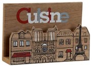 Portatovagliolo DKD Home Decor Cusine Multicolore Legno Legno MDF 16 x 11 x 5 cm