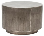 House Doctor - Rota Coffee Table H35 Ø50 Brushed Silver House Doctor