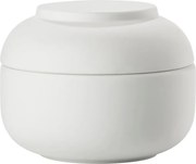 Organizer da bagno bianco in gres per dischetti di cotone Sensu – Zone