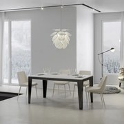 Tavolo allungabile fino a 440 cm FLAME Evolution 180 con piano finitura Bianco Frassino