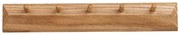 Attaccapanni da parete di colore naturale in rovere massiccio 50 cm Barco – House Nordic