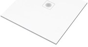 Piatto doccia SENSEA in composito minerale di resina gelificata Remix V3 bianco L 90 x L 90 x H 2.3 cm opaco