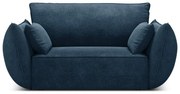 Poltrona blu scuro Vanda - Mazzini Sofas