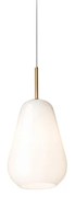 Nuura - Anoli 1 Lampada a Sospensione Piccolo Nordic Gold/Bianco Opale Nuura