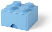 Scatola portaoggetti azzurra quadrata - LEGO®