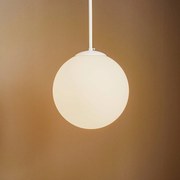 Lampada a sospensione Dione ALDEX, dimmerabile, Bianco / Opale, Soggiorno / Sala da pranzo, Vetro, Moderno, Lampada a sospensione