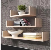 SET 3x Mensola TRIO beige