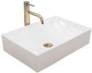 Lavabo da appoggio Rea Inga White