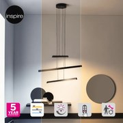 Lampadario LED design Finch nero Ø77.84cm, luce con 3 temperature di colore 5100 lumen, INSPIRE